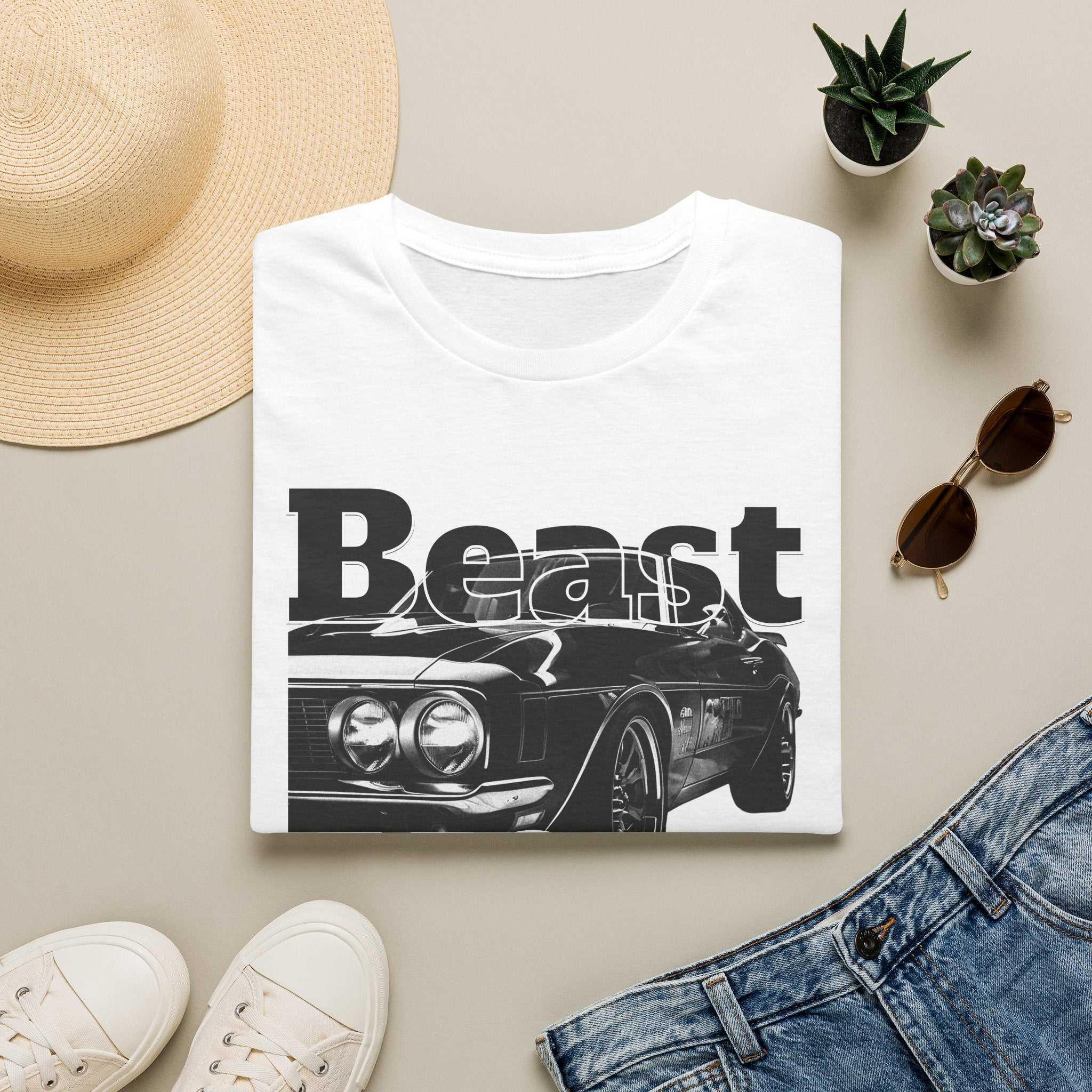 Beast Mode Graphic Tee for Car Lovers.
