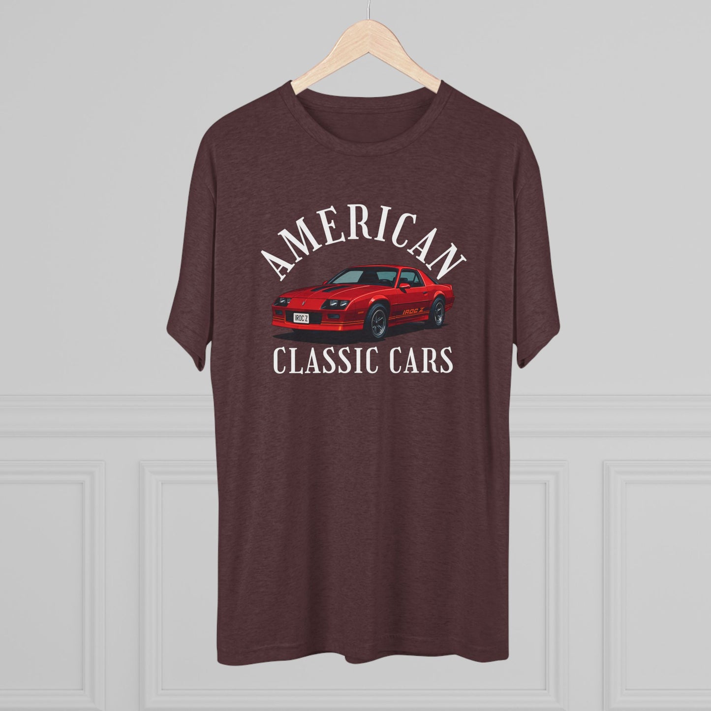American Classic Cars IROC Tri-Blend Tee.