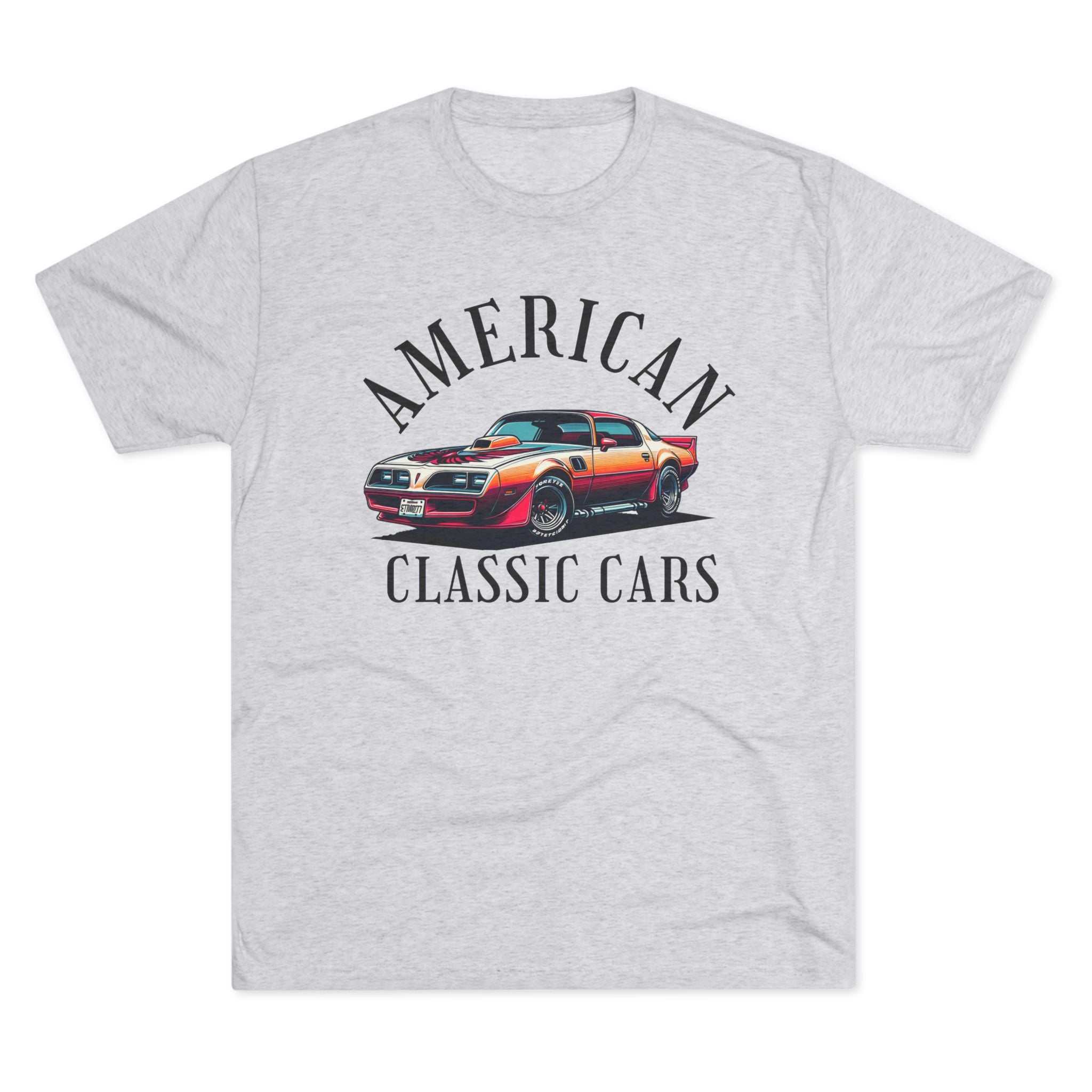 American Classic Cars Trans AM Unisex Tri-Blend Crew Tee,