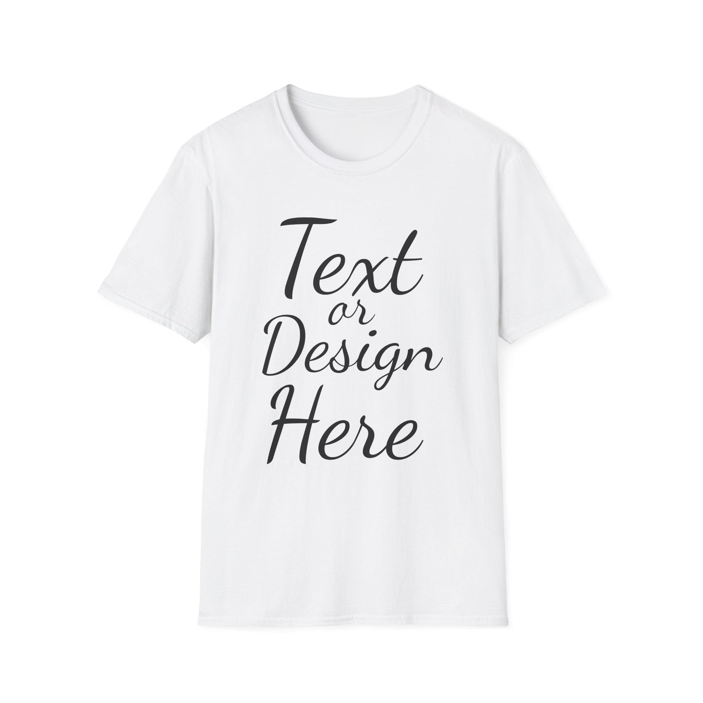 Customizable T Shirt - Unisex Softstyle