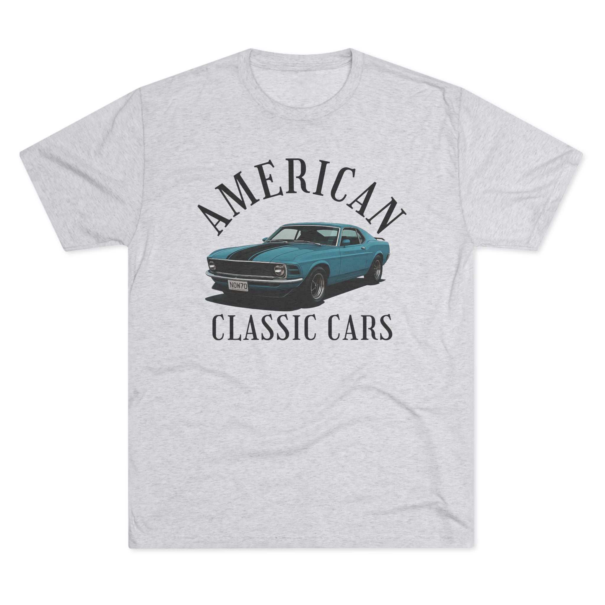 American Classic Cars Mach . Unisex Tri-Blend Crew Tee.