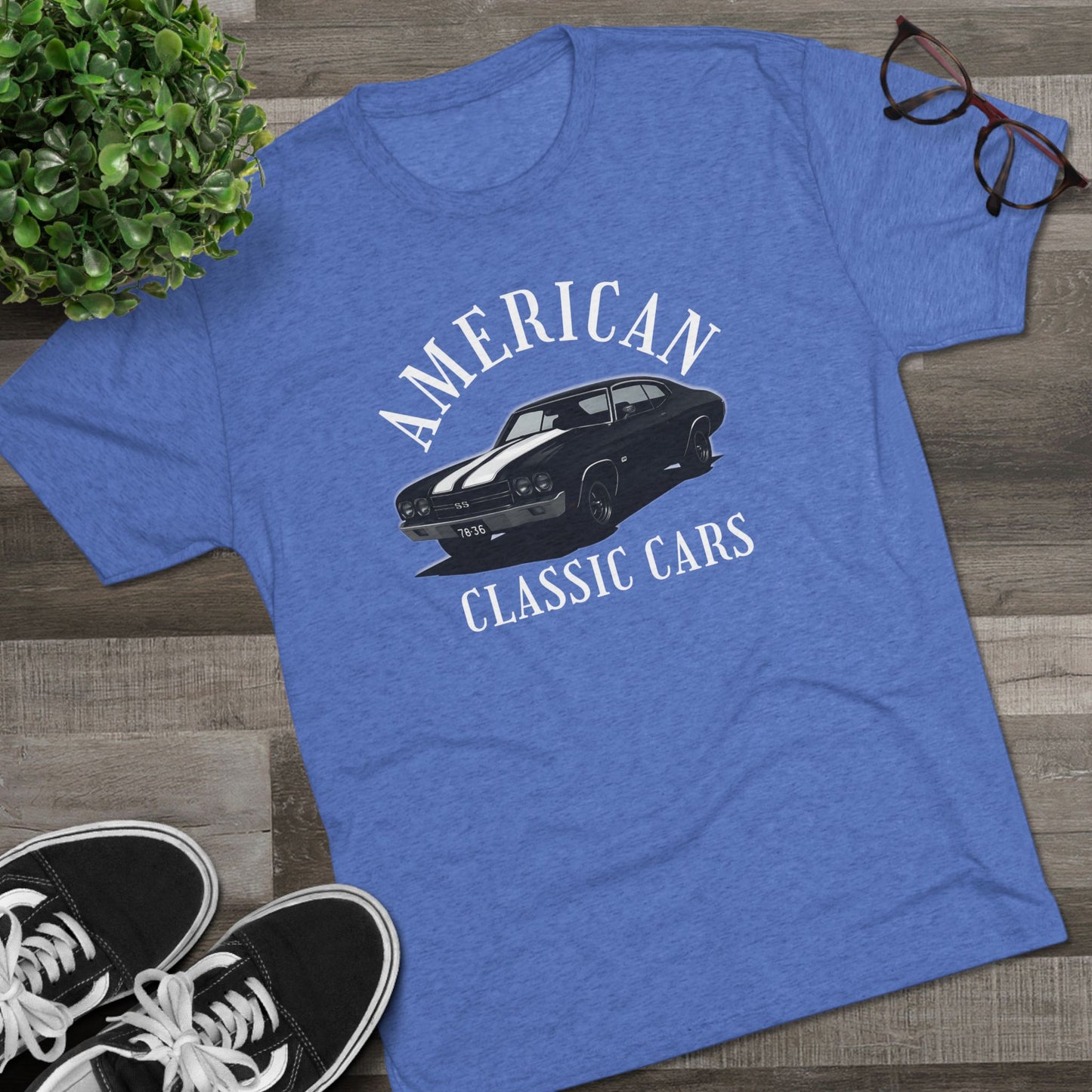 American Classic Cars Unisex Chevelle Crew Tee.