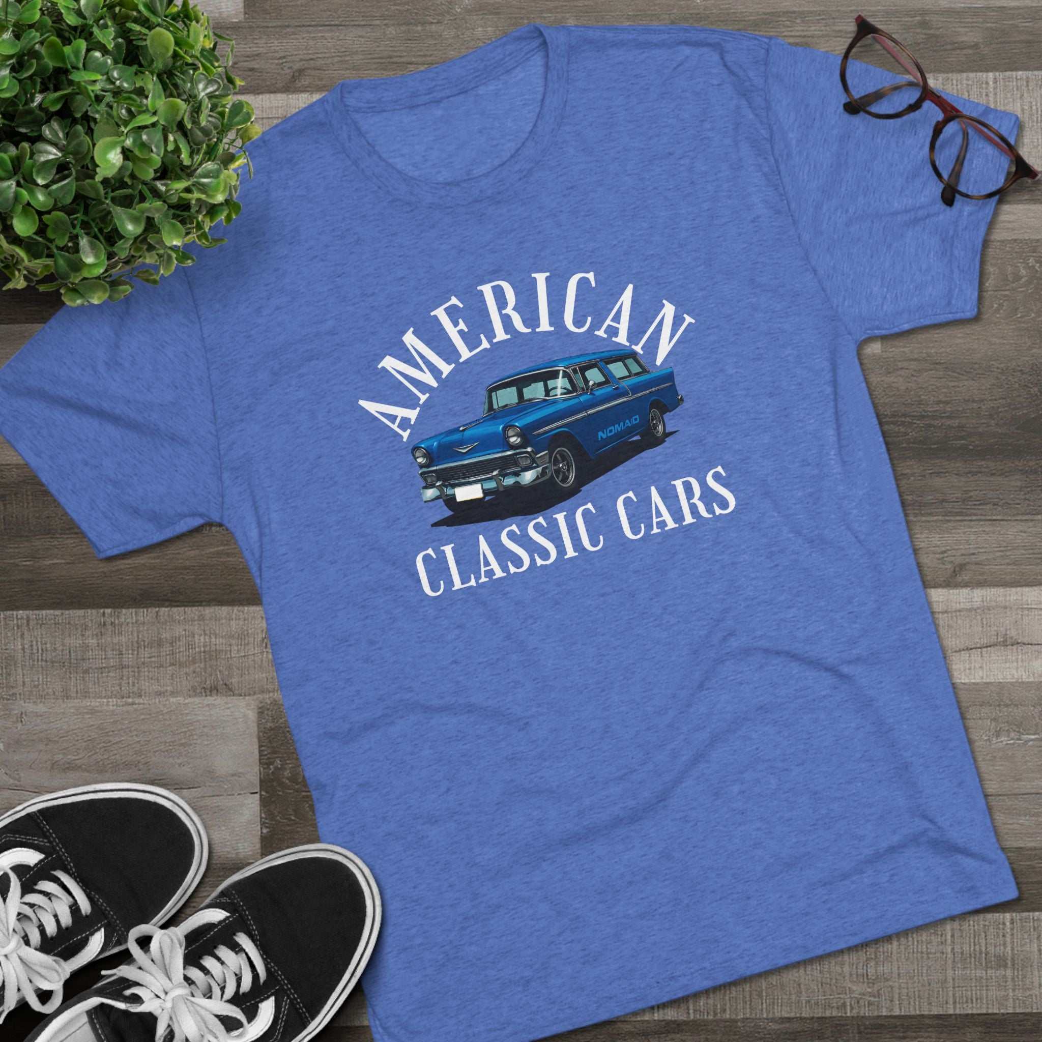 American Classic Cars Nomad Unisex Tri-Blend Crew Tee.