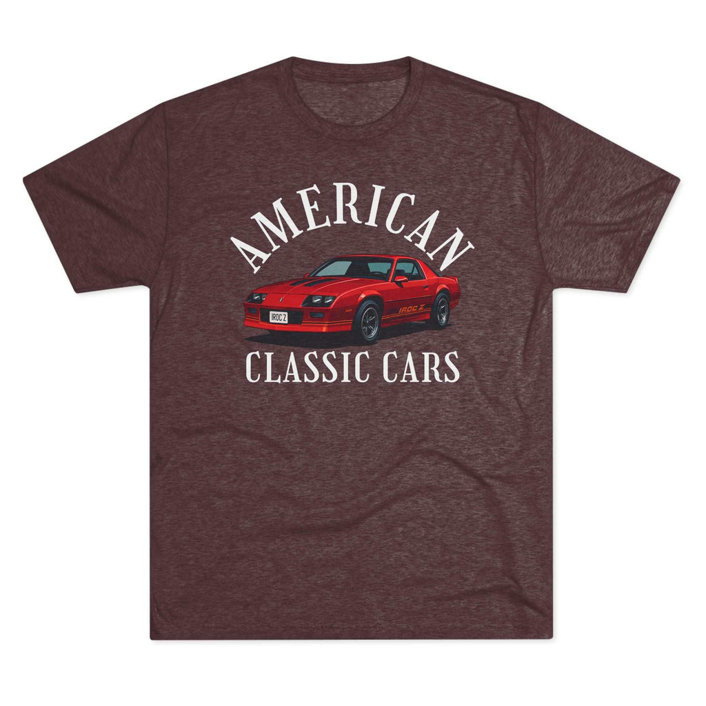 American Classic Cars IROC Tri-Blend Tee.