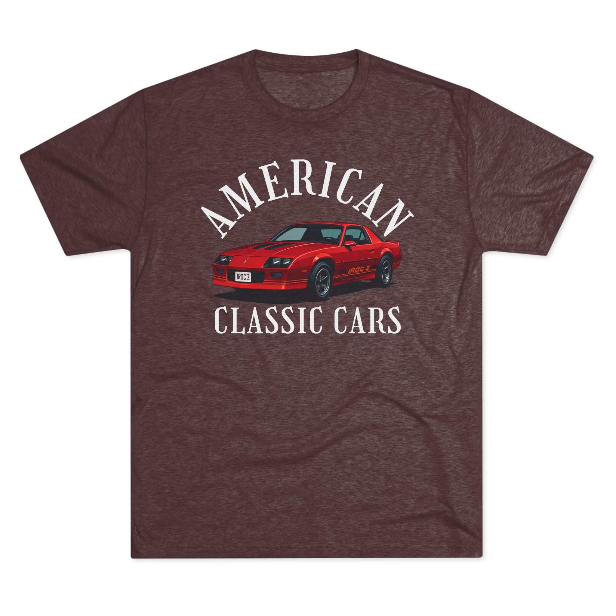 American Classic Cars IROC Tri-Blend Tee.