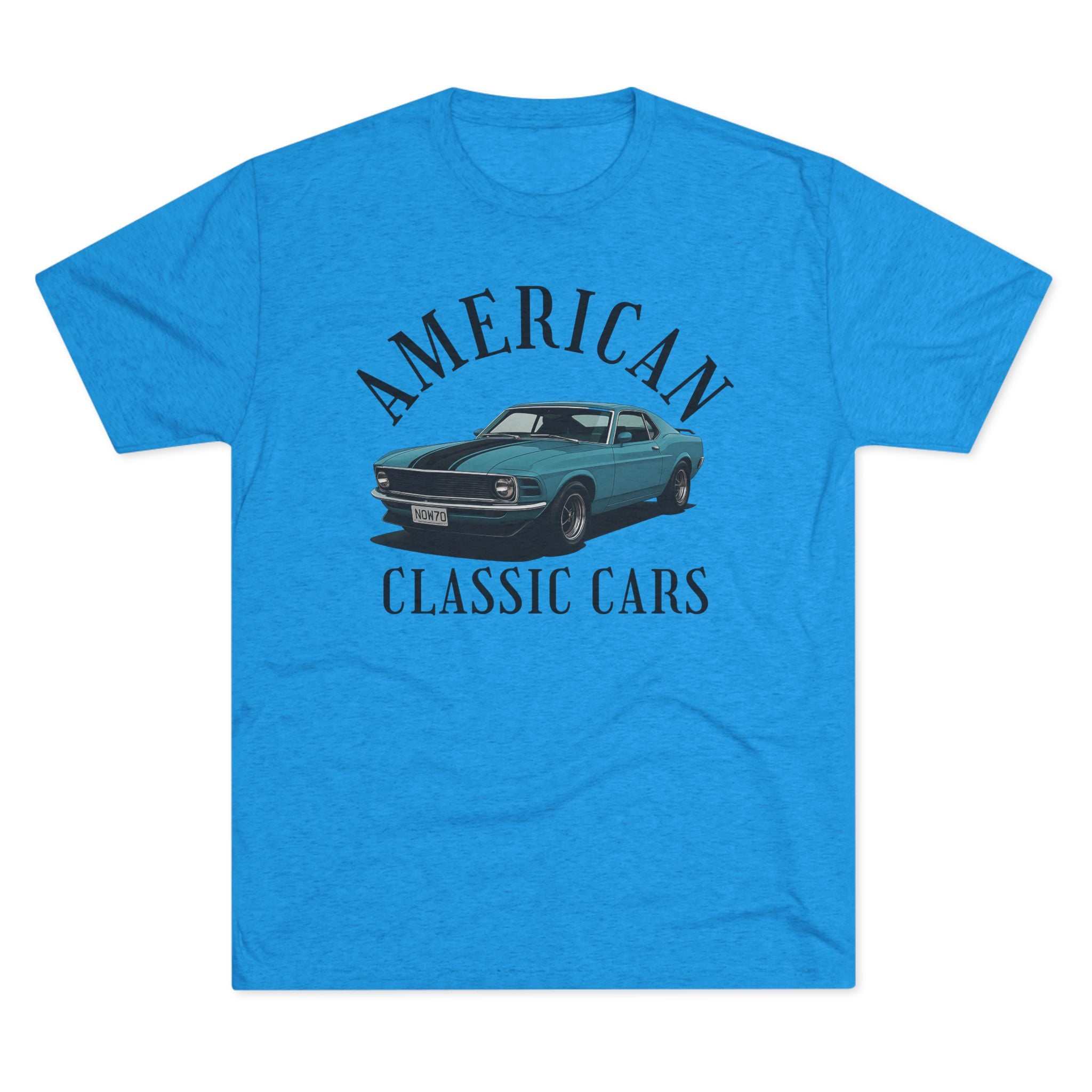 American Classic Cars Mach . Unisex Tri-Blend Crew Tee.