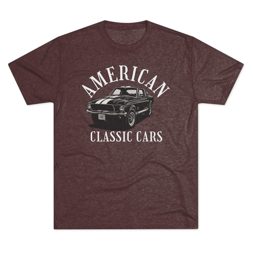 American Classic Cars Mustang Unisex Tri-Blend Crew Tee