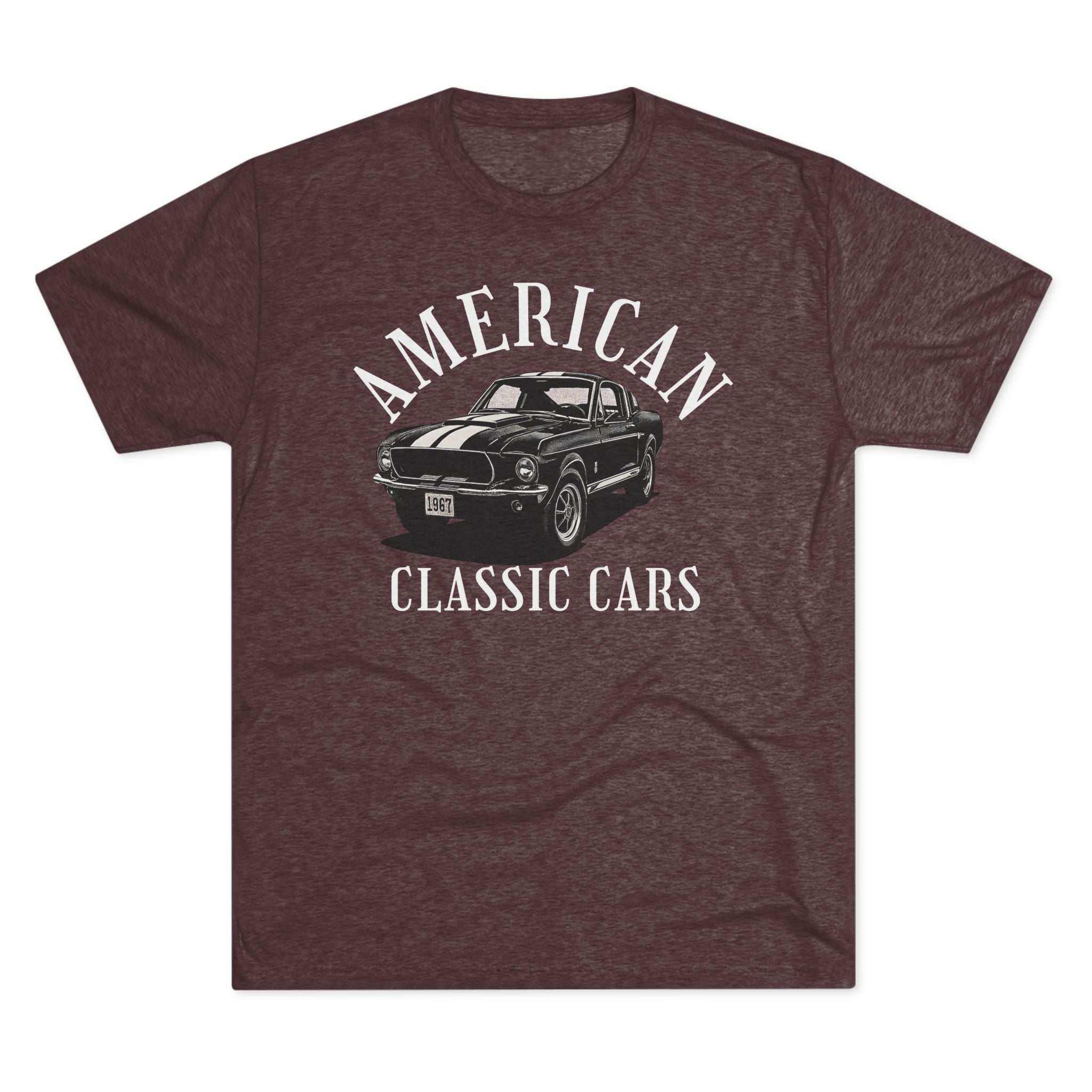 American Classic Cars Mustang Unisex Tri-Blend Crew Tee