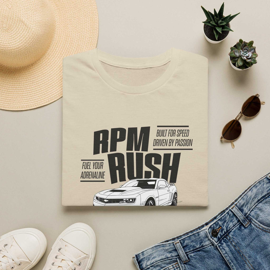 RPM RUSH. Fuel Your Adrenaline.  Unisex Softstyle T-Shirt