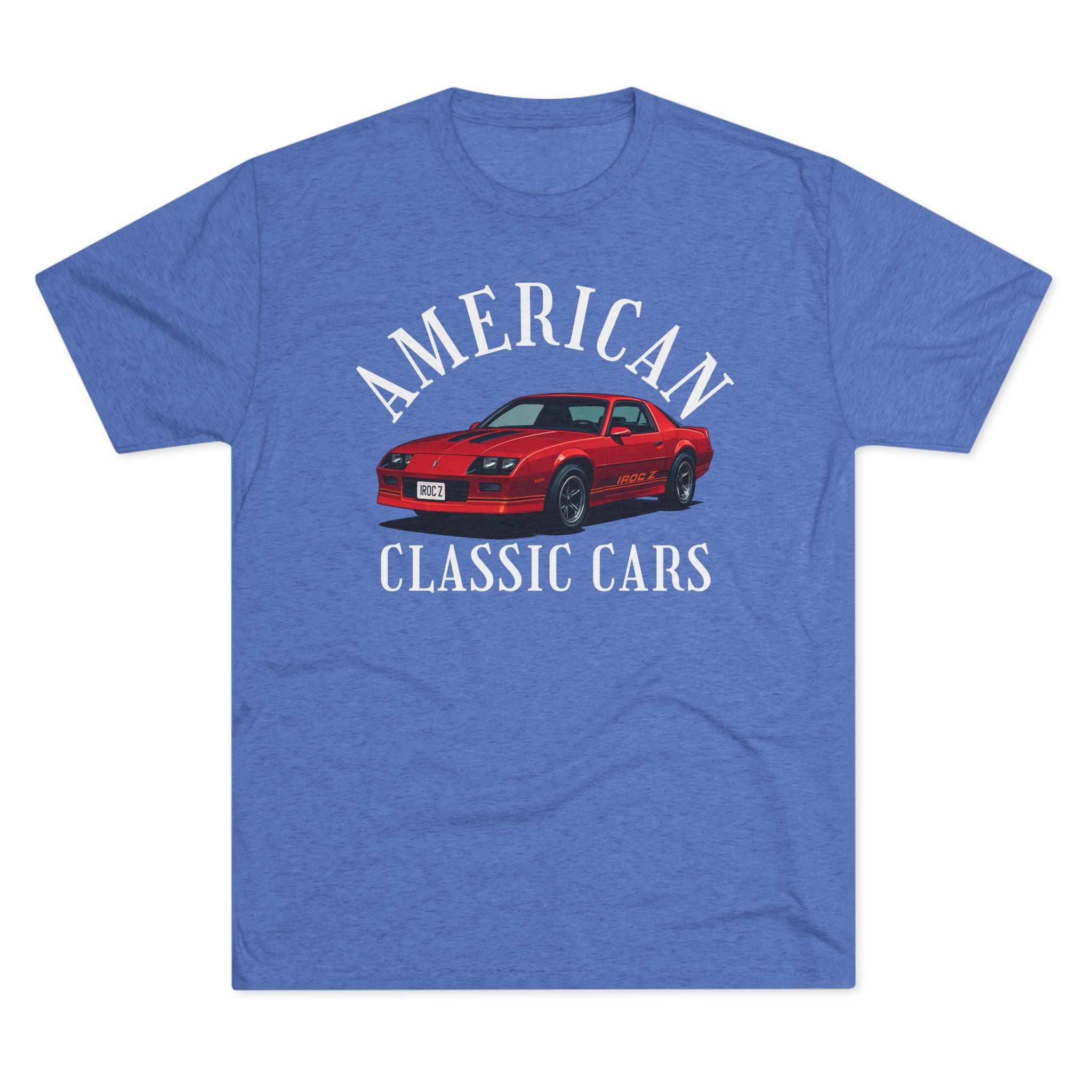 American Classic Cars IROC Tri-Blend Tee.