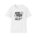 RPM RUSH. Fuel Your Adrenaline.  Unisex Softstyle T-Shirt