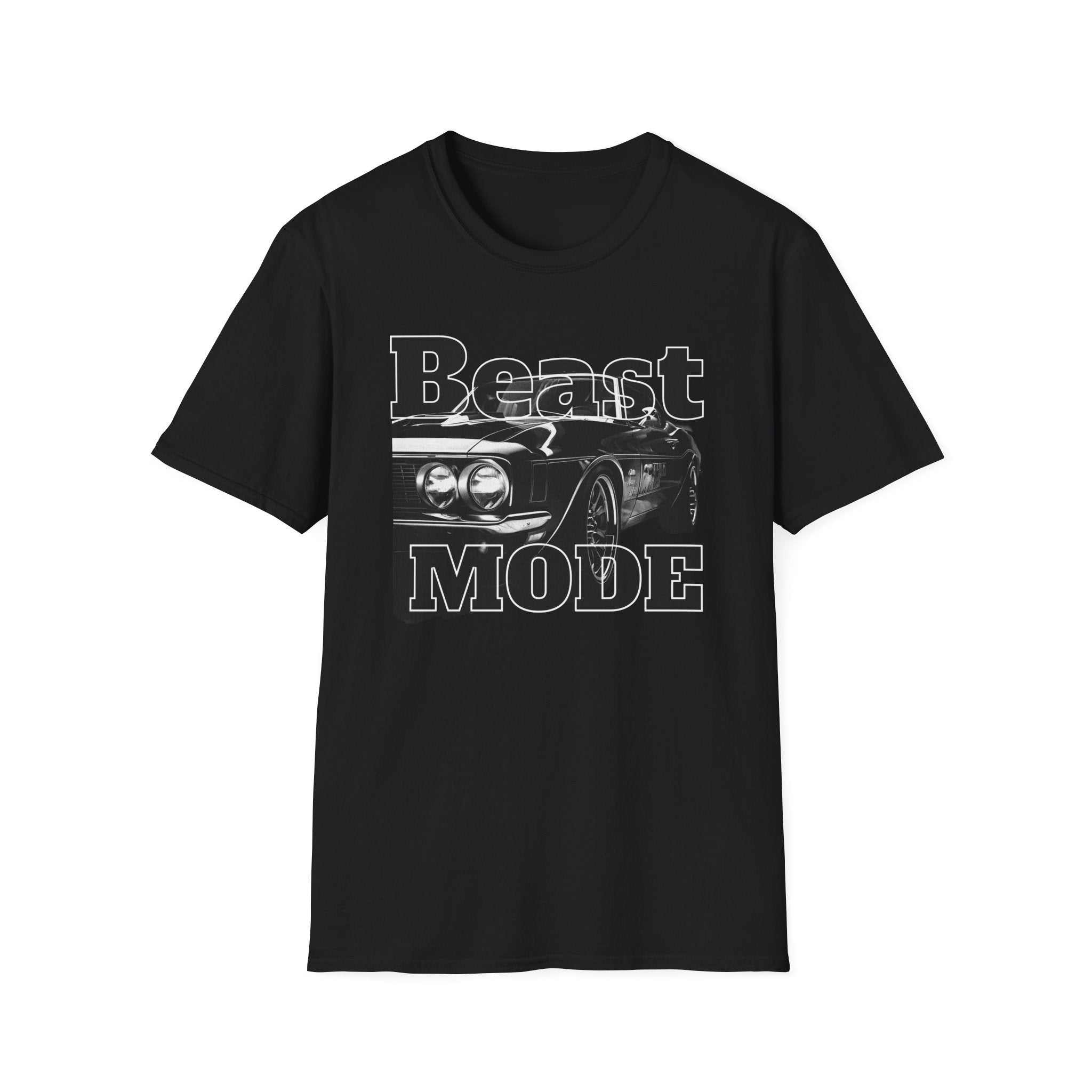 Beast Mode Graphic Tee unisex softstyle t-shirt with car design for car lovers and casual wear