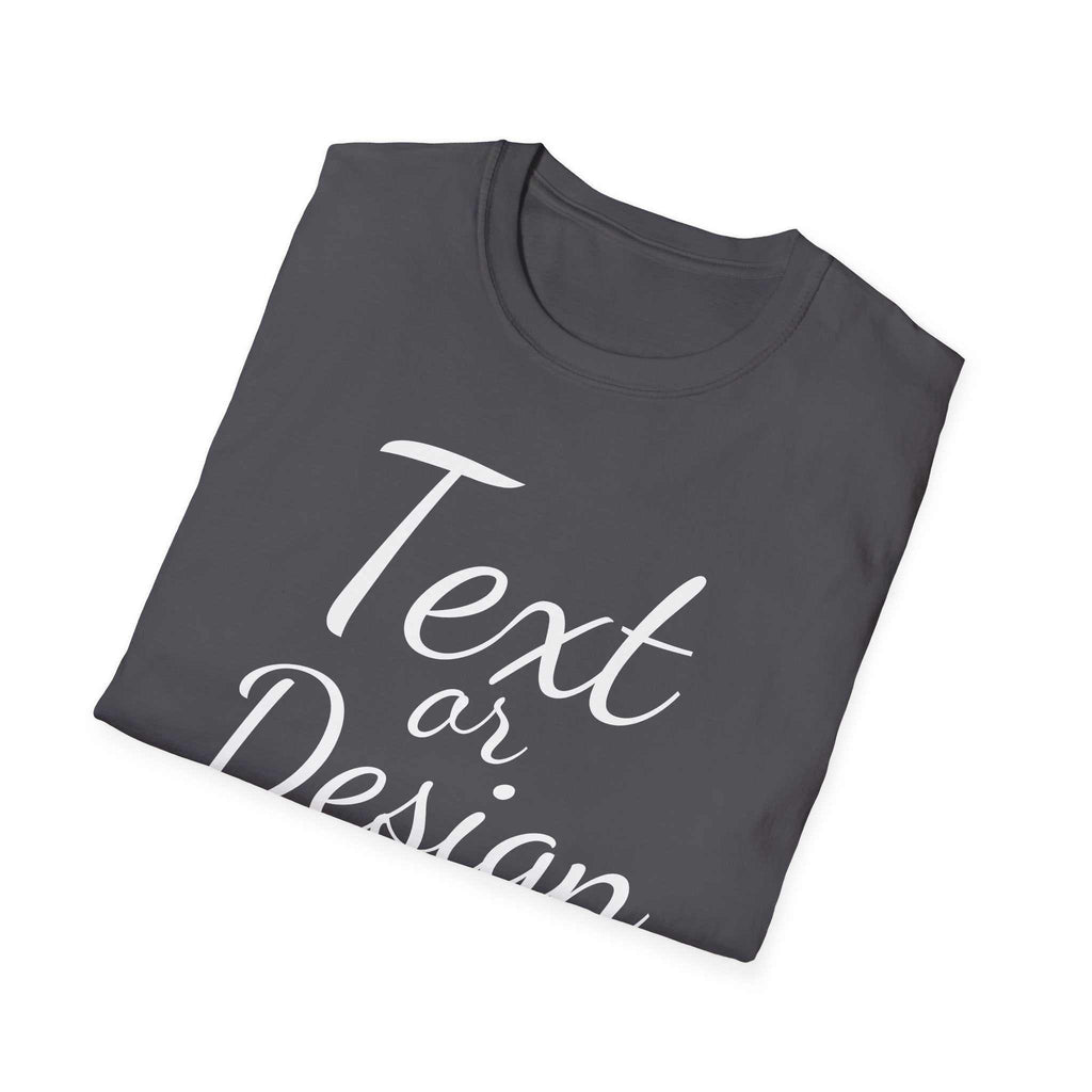 Customizable T Shirt - Unisex Softstyle
