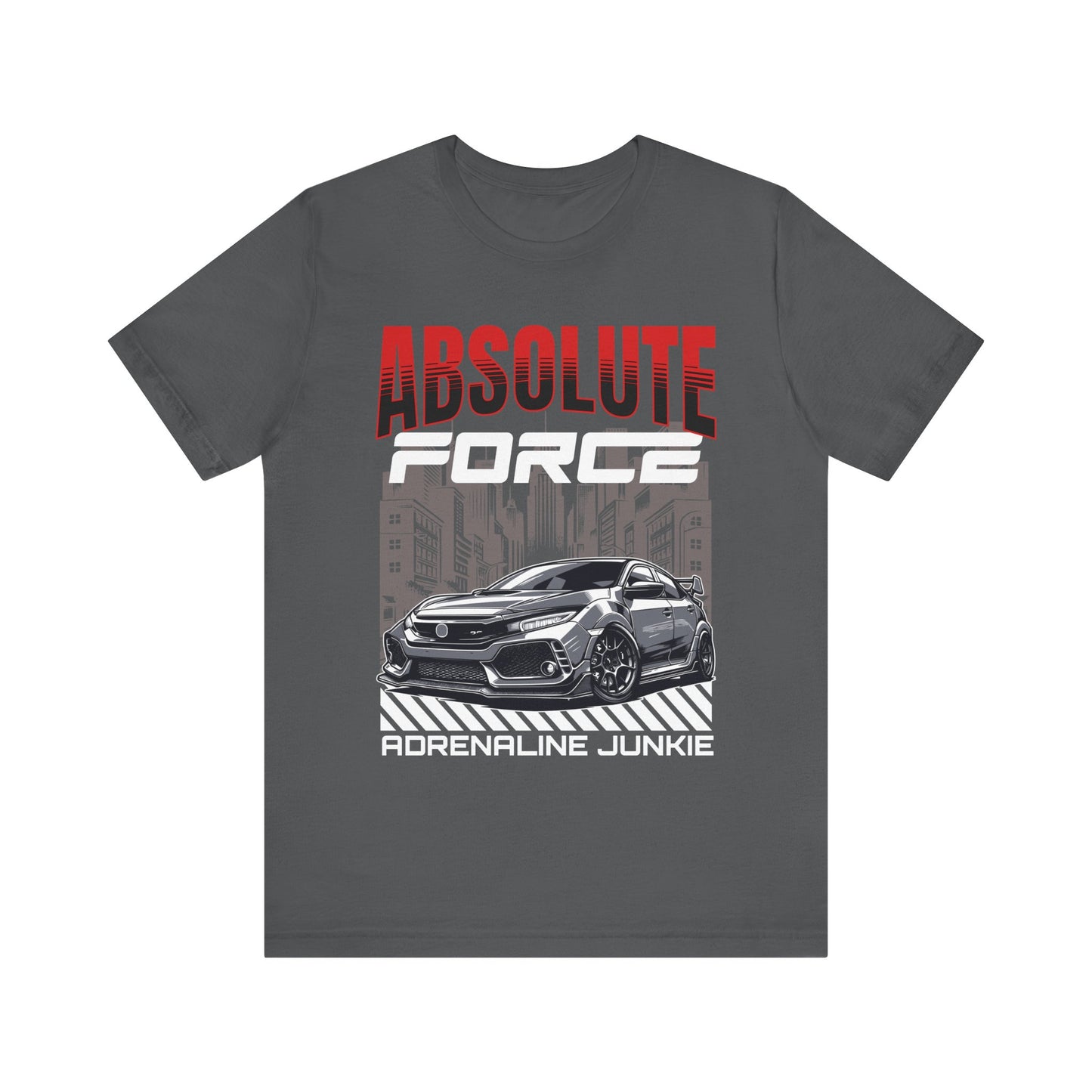 Adrenaline Junkie Graphic Tee, Cool Type-R Shirt.