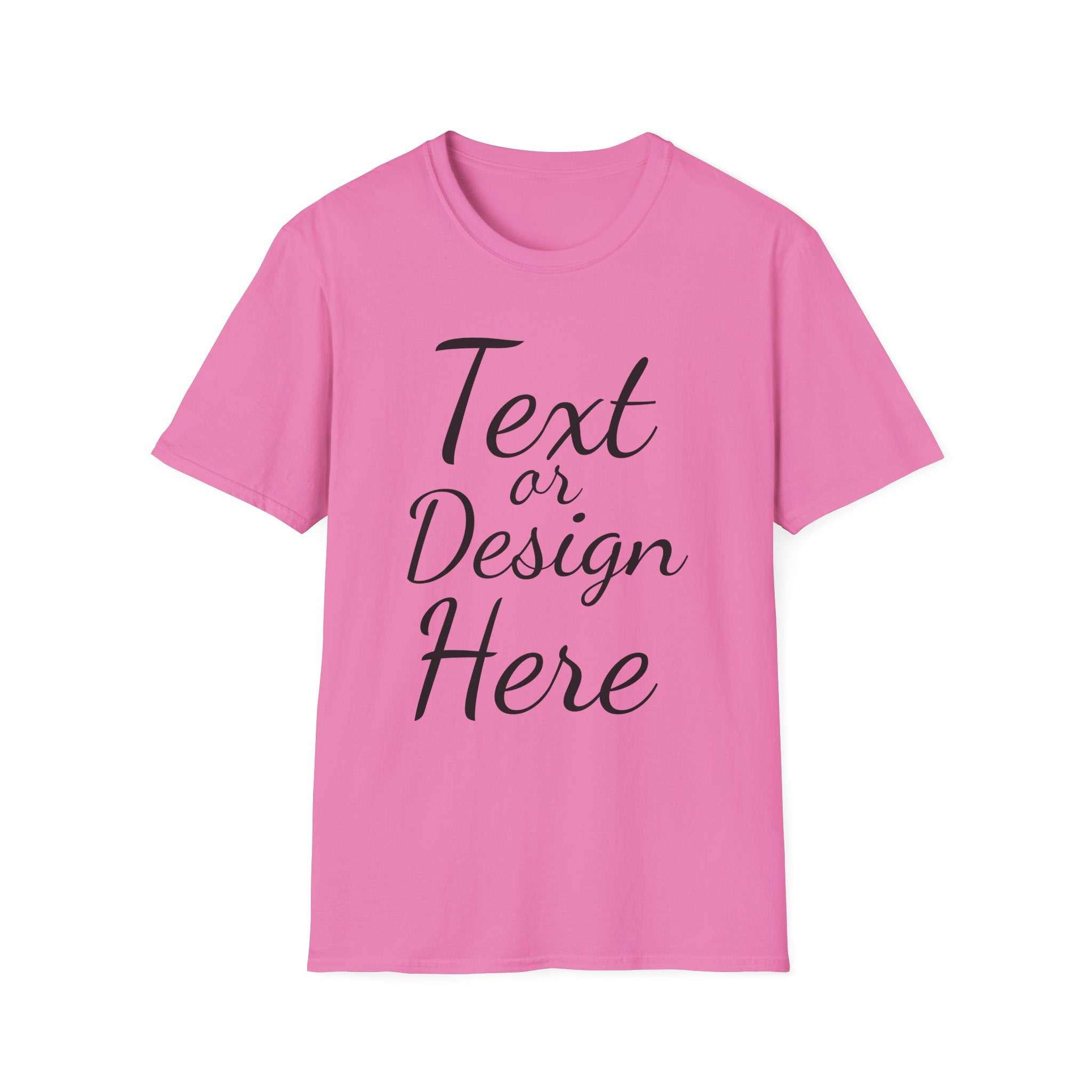 Customizable T Shirt - Unisex Softstyle