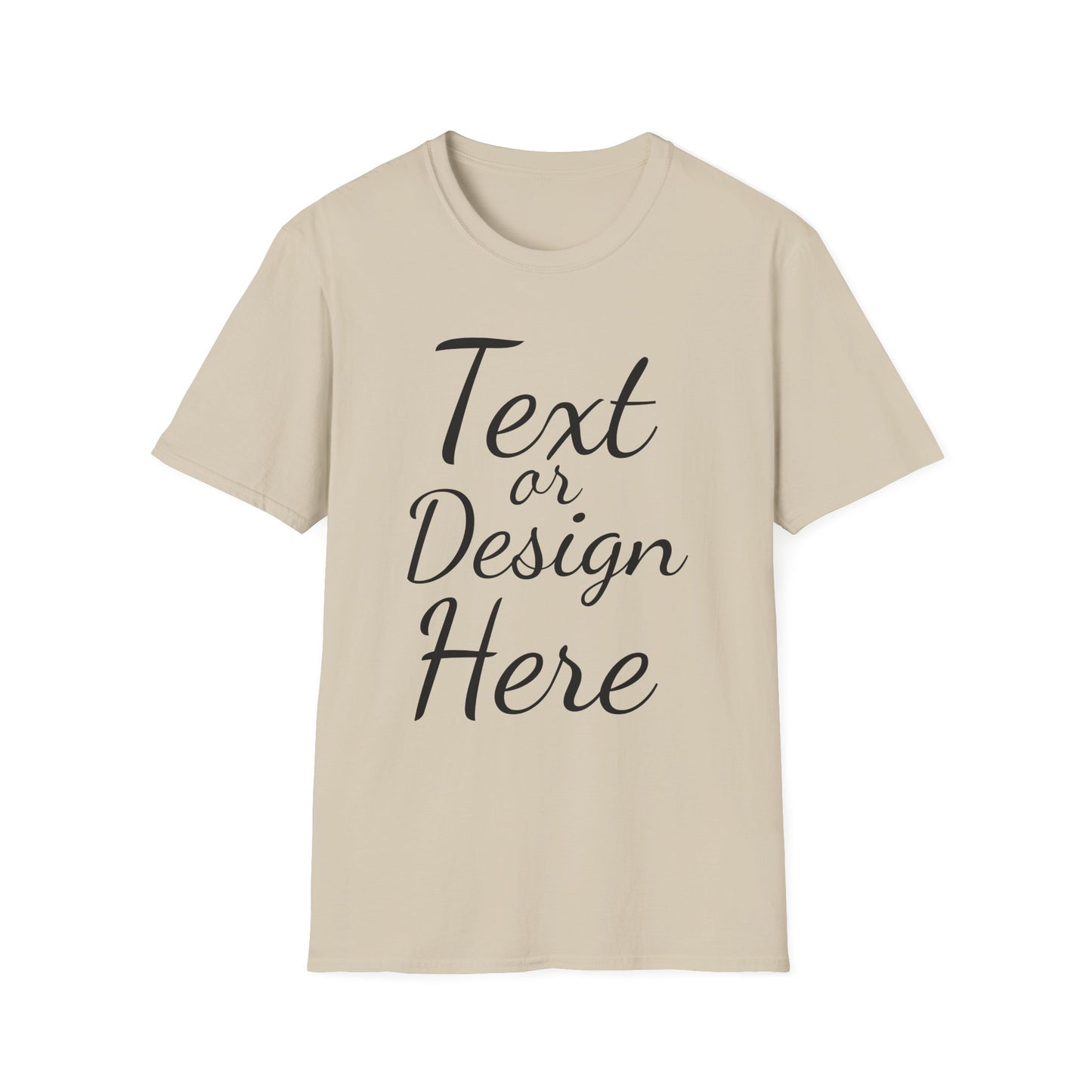 Customizable T Shirt - Unisex Softstyle