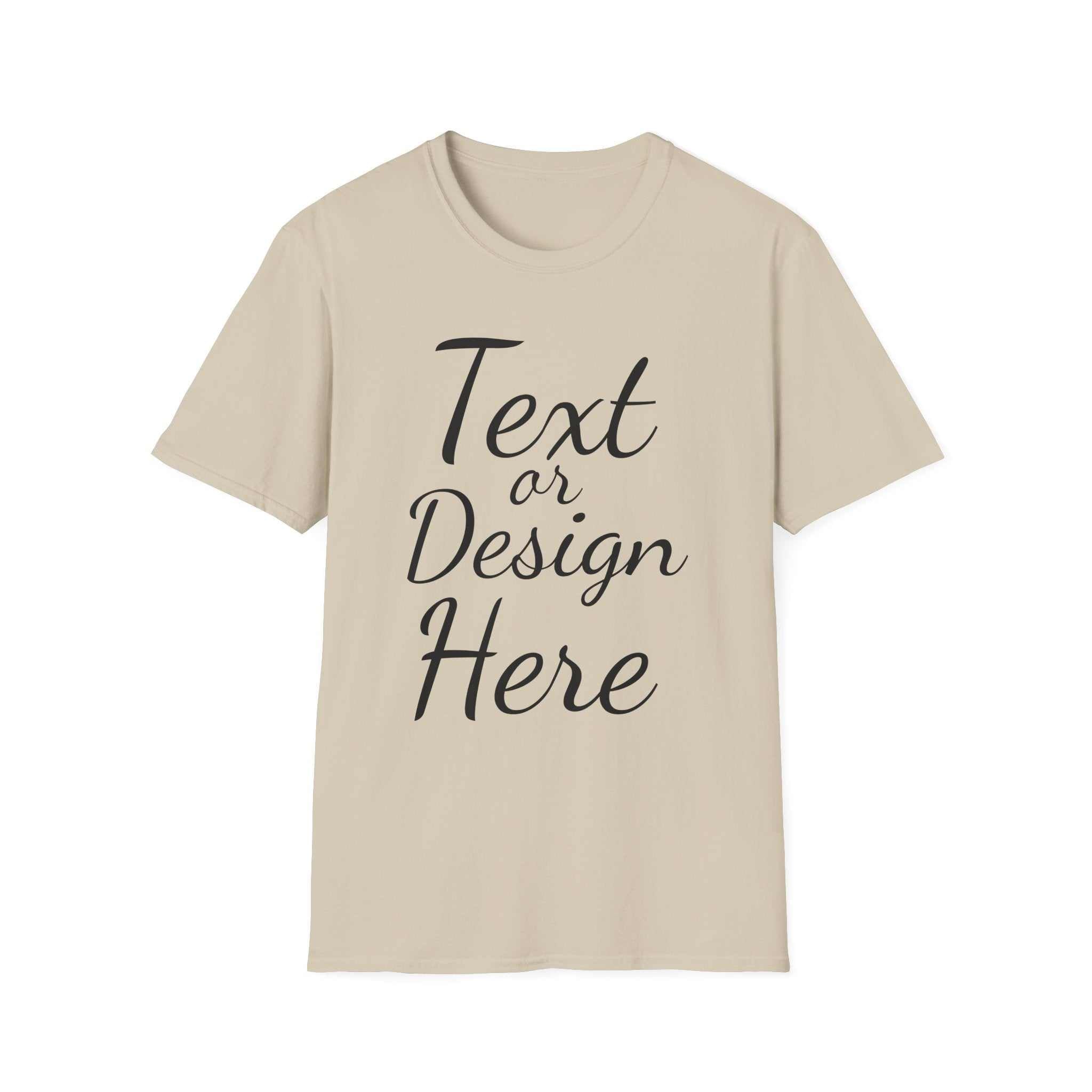 Customizable T Shirt - Unisex Softstyle