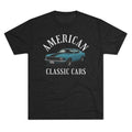 American Classic Cars Mach vintage unisex tri-blend crew tee for car enthusiasts