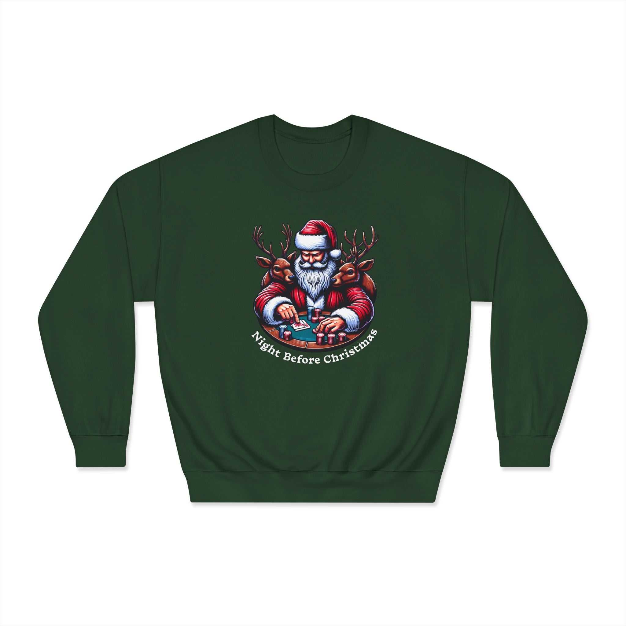 Christmas Santa Poker Sweatshirt