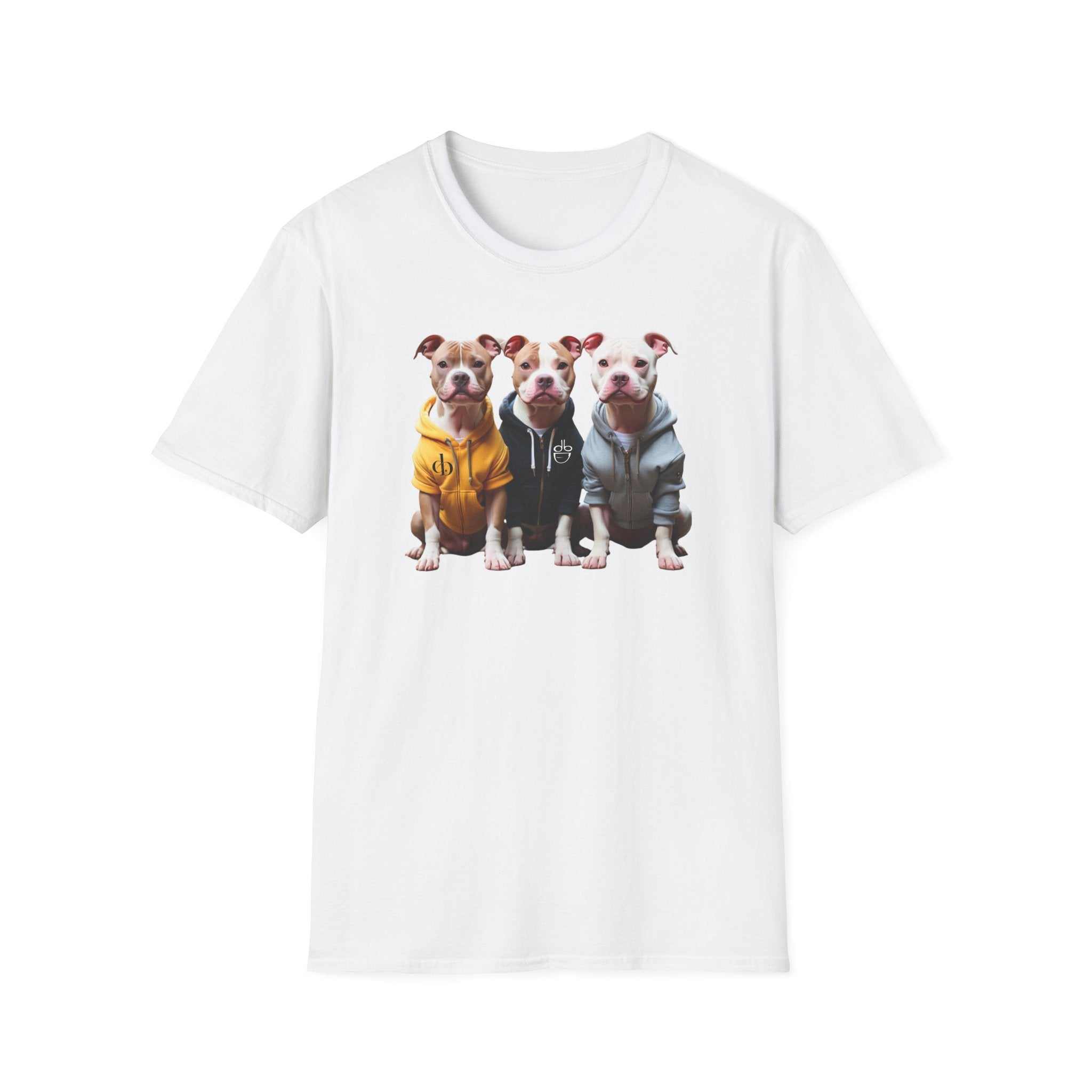 Cute Puppies Design Unisex T-Shirt, Pet Lover Gift, Animal Rescue Support Tee, Casual Wear, Perfect for Dog Lovers