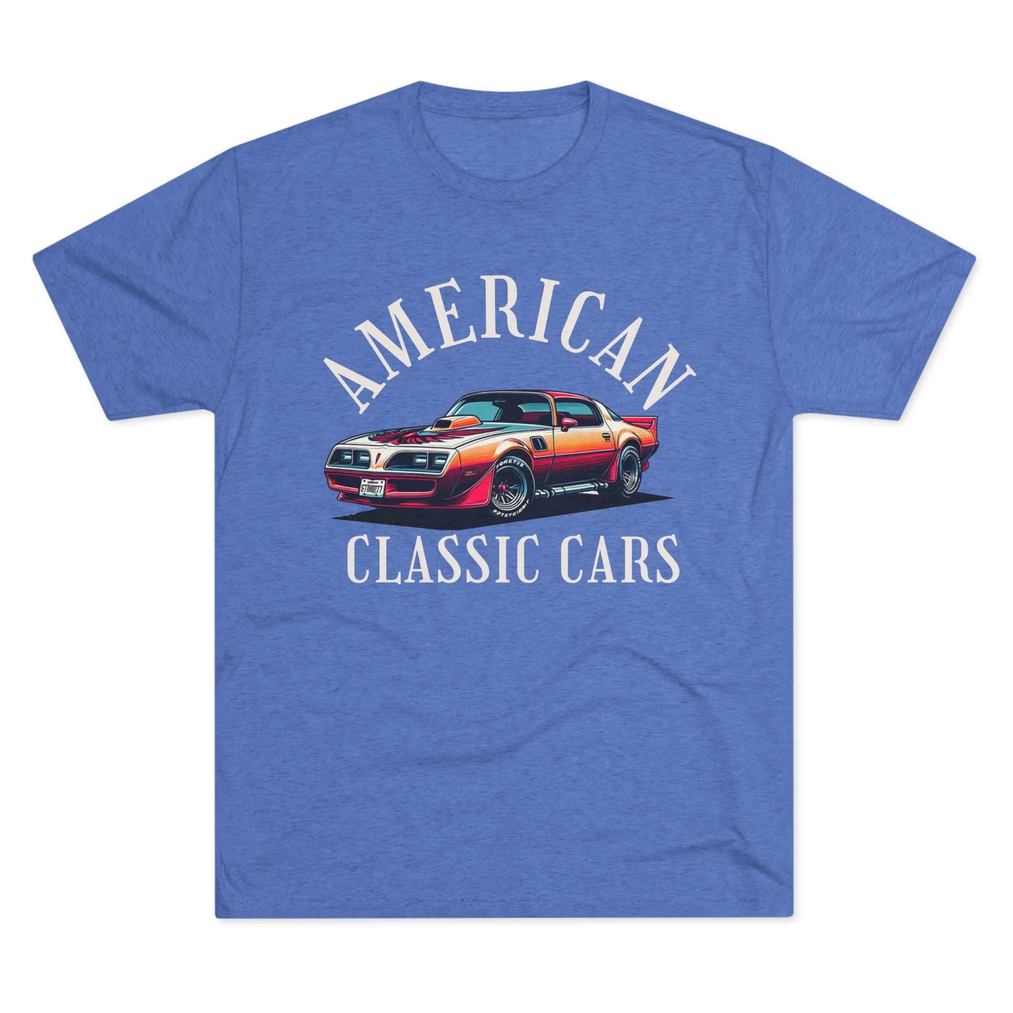 American Classic Cars Trans AM Unisex Tri-Blend Crew Tee,