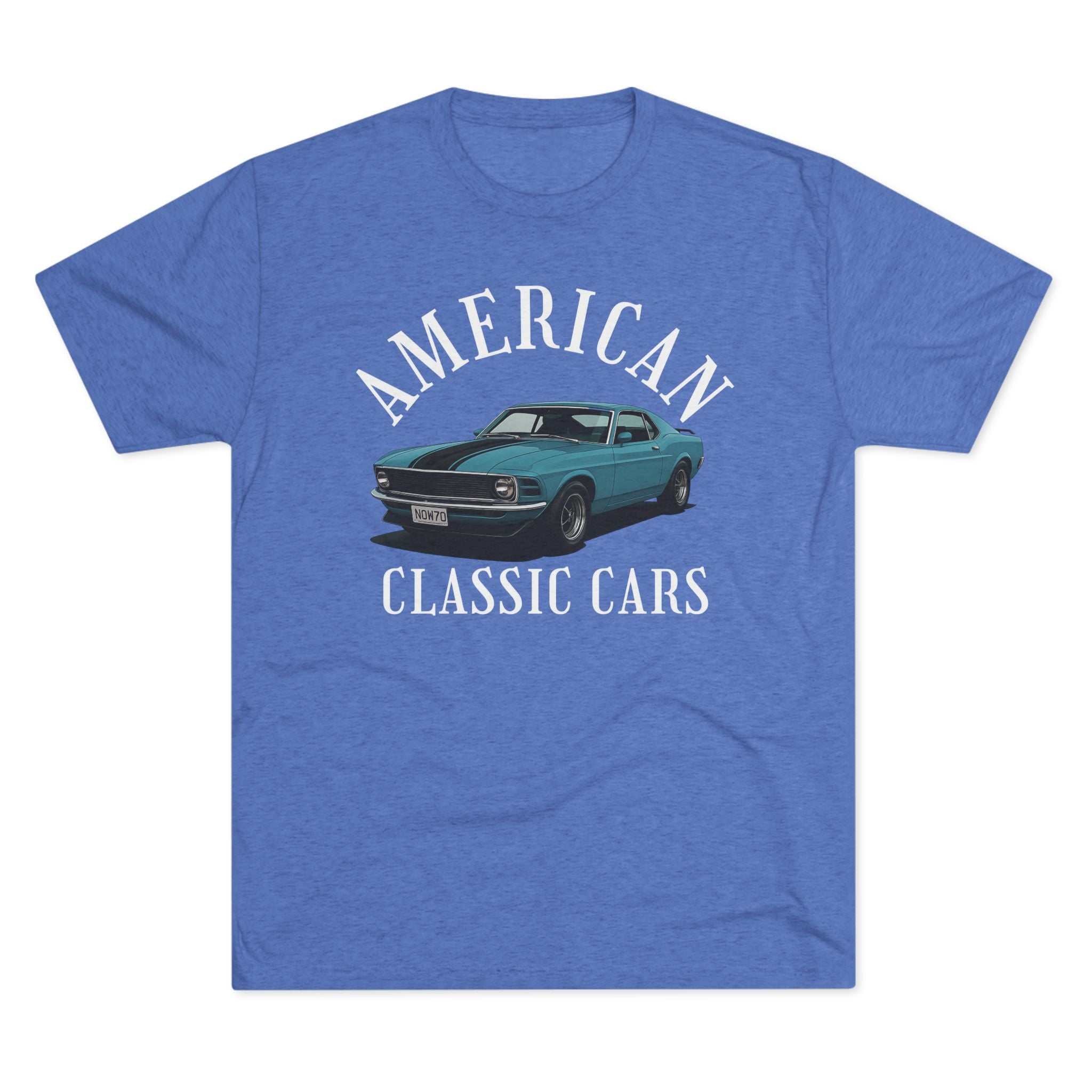 American Classic Cars Mach . Unisex Tri-Blend Crew Tee.